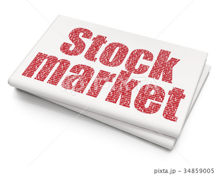Business concept: Stock Market on Blank Newspaper 34859005
