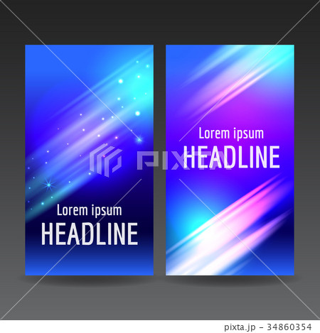 abstract business flyer templatesのイラスト素材 34860354 pixta