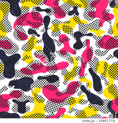 Color seamless pattern modern bold 34861759