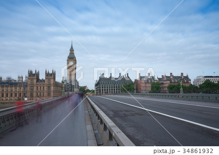 Westminster bridge, Big Ben in the morning Westminster bridge, Big Ben in the morning 34861932