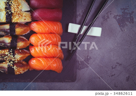 Japanese sushi dish Japanese sushi dish 34862611