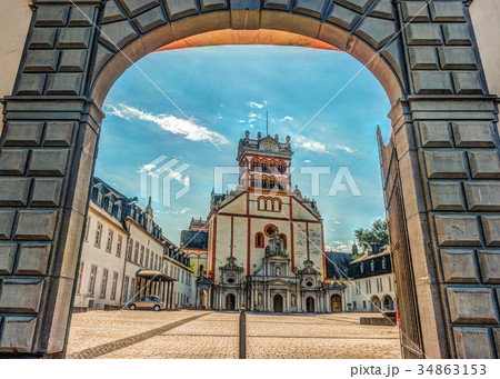Famous St. Matthias' Abbey or Benediktinerabtei St 34863153