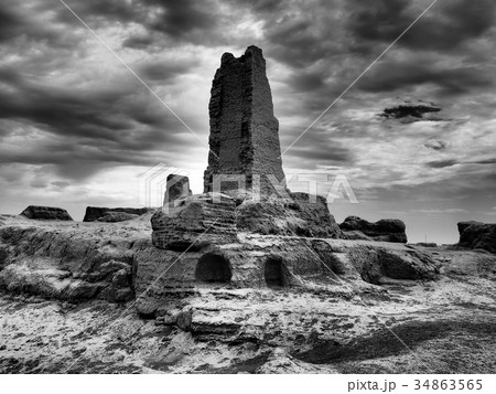 中国トルファン・高昌故城 / Gaochang ruins, Turpan, China 中国トルファン・高昌故城 / Gaochang ruins, Turpan, China 34863565