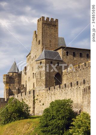 France, Occitanie, Carcassonne, Carcassonne medieval citadel 34865696