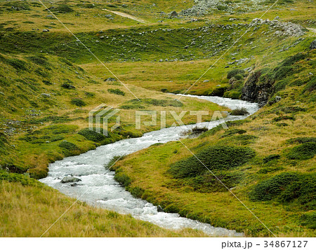 スイス・レーティッシュ鉄道からの車窓 34867127