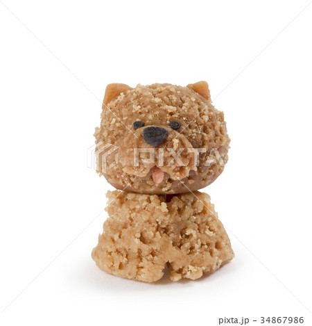 マジパンでつくったわんこ　チャウチャウ 34867986