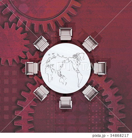 世界の円卓会議と株式市場 34868217