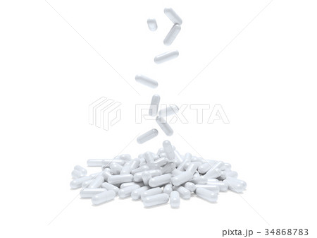 薬　カプセル　落下 34868783