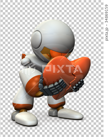 A broken robot 34869159