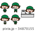 販売員のイラスト 34870155