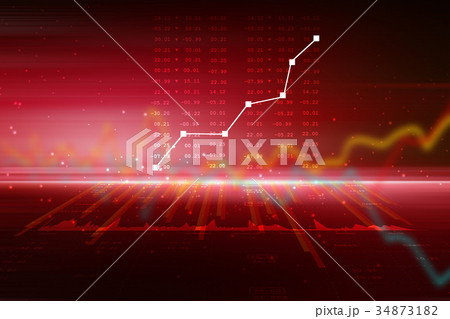 Sales growth graph in stock market Sales growth graph in stock market 34873182