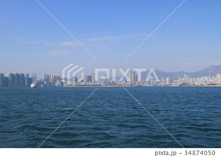 Victoria Harbour at hong kong 2017 34874050