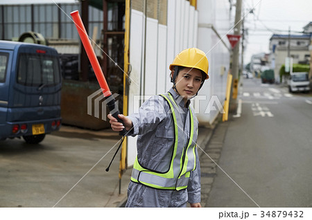 女性作業員 女性作業員 34879432