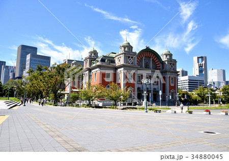 中ノ島公園より大阪市中央公会堂 中ノ島公園より大阪市中央公会堂 34880045
