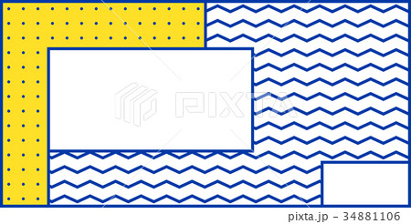 Colorful trend geometric pattern 34881106