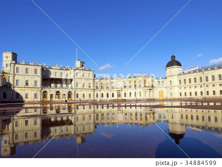 St. Petersburg. Great Gatchina Palace and parade- St. Petersburg. Great Gatchina Palace and parade- 34884599