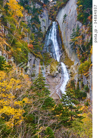層雲峡 銀河の滝と紅葉 34884937