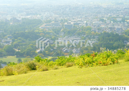 奈良若草山一重目遠景5 奈良若草山一重目遠景5 34885278