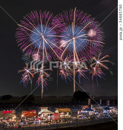 こうのす花火大会の写真素材 [34885790] - PIXTA