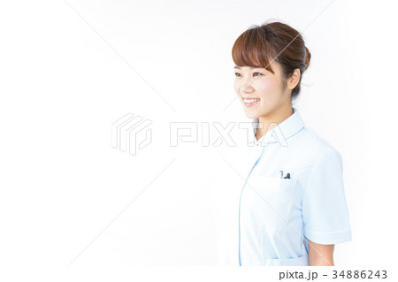 笑顔の看護師 笑顔の看護師 34886243