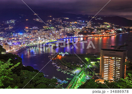 熱海温泉街夜景 熱海温泉街夜景 34886978