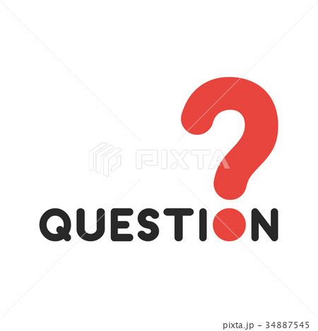 Vector concept of question with question mark 34887545