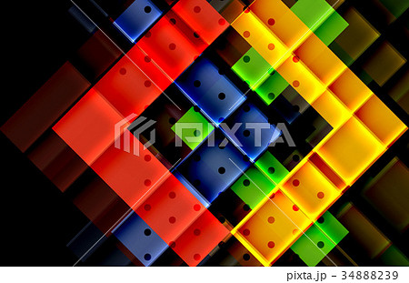Color arrows on black background Color arrows on black background 34888239