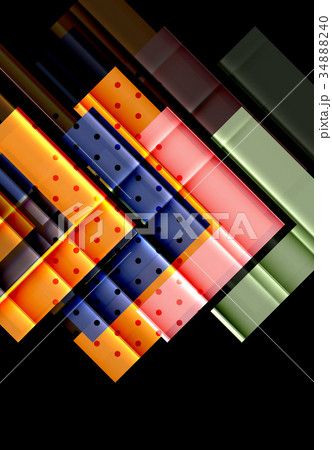 Color arrows on black background Color arrows on black background 34888240