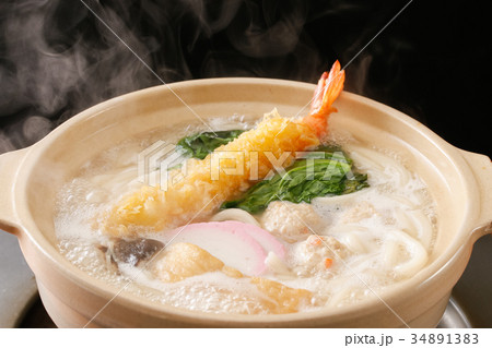 鍋焼きうどん 鍋焼きうどん 34891383