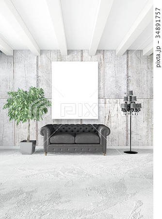 Loft bedroom in modern style interior design with Loft bedroom in modern style interior design with 34891757