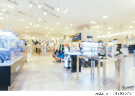 Abstract blur and defocused shopping mall Abstract blur and defocused shopping mall 34898078