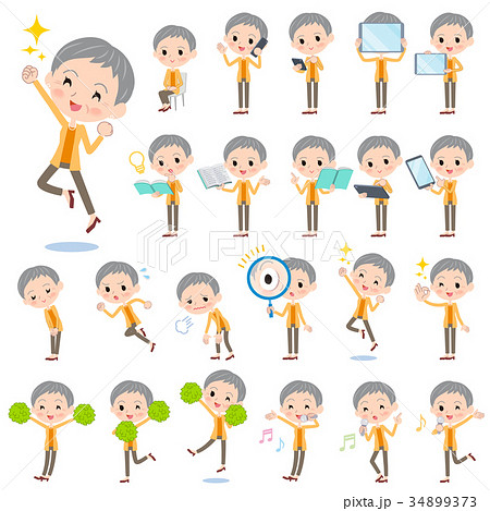 short hair old women_2 short hair old women_2 34899373