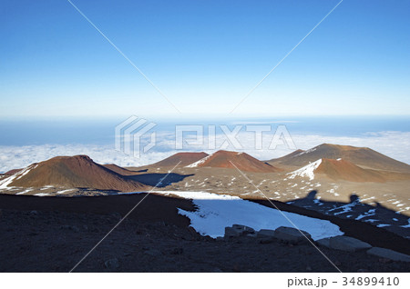 マウナケア山の山頂の眺望 34899410