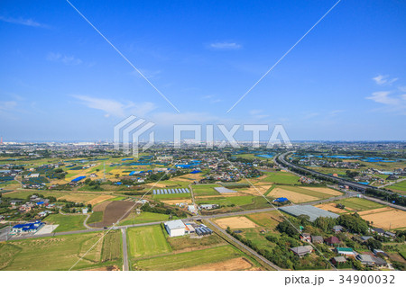 市原市 姉崎 海保 今富付近を空撮 市原市 姉崎 海保 今富付近を空撮 34900032