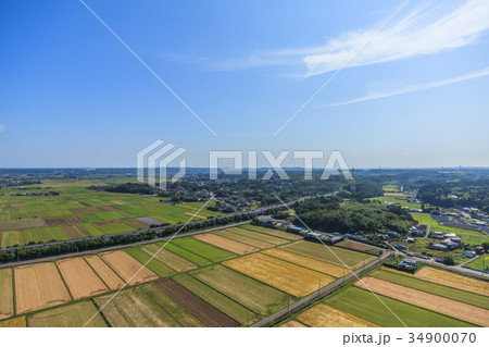市原市　姉崎　海保　今富付近を空撮 34900070