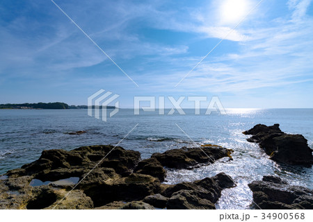 三浦半島 黒崎の鼻から見た風景 三浦半島 黒崎の鼻から見た風景 34900568