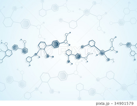 Abstract molecules medical background Abstract molecules medical background 34901579