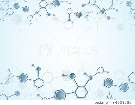 Abstract molecules medical background Abstract molecules medical background 34901580