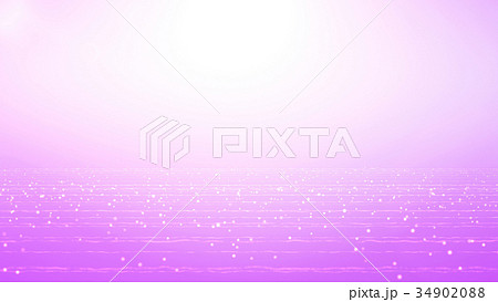 Golden glowing star particle bounce on pink, flare 34902088