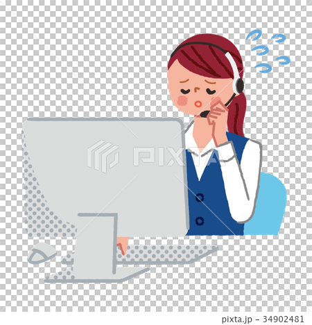 Female operator apologize 34902481