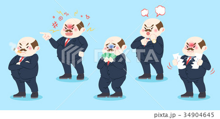 cute cartoon boss cute cartoon boss 34904645