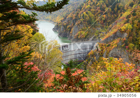 豊平峡ダム　札幌市定山渓 34905056