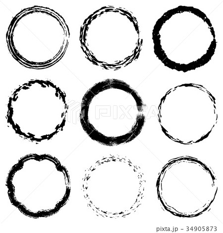 Circular Frame Textures Set 34905873