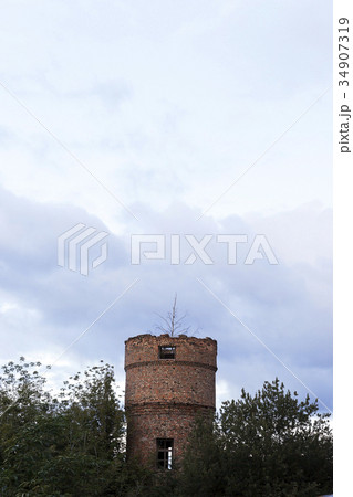Old destroyed tower Old destroyed tower 34907319