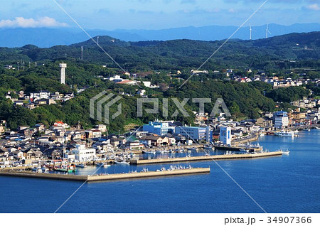 加部島から見た呼子町 34907366