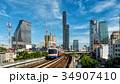 The sky trian n business town of bangkok thailand 34907410