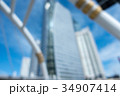Blurry background with modern building 34907414