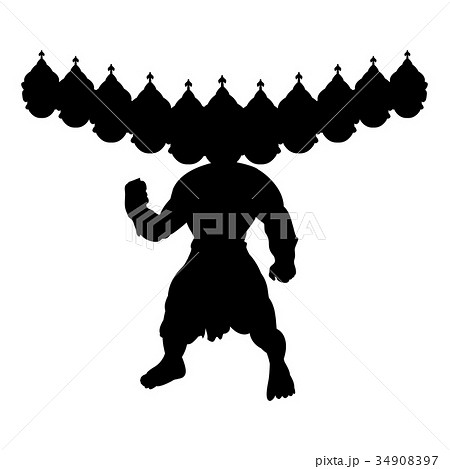 Ramayan silhouette traditional religion 34908397