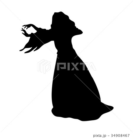 Witchcraft witch magical silhouette fantasy Witchcraft witch magical silhouette fantasy 34908467