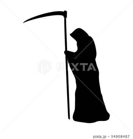 Death silhouette scary monster fantasy 34908487
